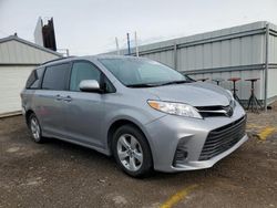 Salvage cars for sale at Wichita, KS auction: 2018 Toyota Sienna LE