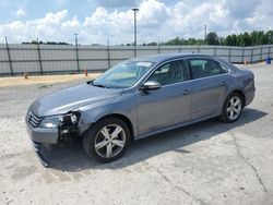 Vehiculos salvage en venta de Copart Lumberton, NC: 2012 Volkswagen Passat SE