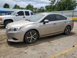 Subaru Legacy 2.5i Limited salvage cars for sale: 2016 Subaru Legacy 2.5I Limited