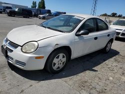 Salvage cars for sale from Copart Hayward, CA: 2004 Dodge Neon Base