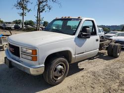 Salvage trucks for sale at San Martin, CA auction: 2000 GMC Sierra C3500
