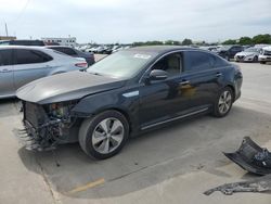 Salvage cars for sale at Grand Prairie, TX auction: 2014 KIA Optima Hybrid