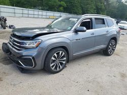 Vehiculos salvage en venta de Copart Greenwell Springs, LA: 2021 Volkswagen Atlas SEL Premium R-Line