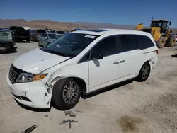 Salvage cars for sale at North Las Vegas, NV auction: 2013 Honda Odyssey EXL