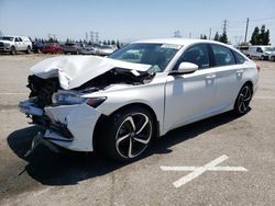 Salvage cars for sale at Rancho Cucamonga, CA auction: 2020 Honda Accord Sport