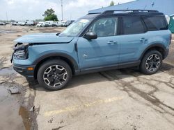 Salvage cars for sale at Woodhaven, MI auction: 2021 Ford Bronco Sport Outer Banks