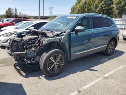 Salvage cars for sale from Copart Rancho Cucamonga, CA: 2019 Volkswagen Tiguan SE