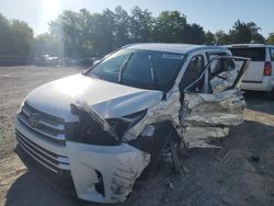 Salvage cars for sale at Madisonville, TN auction: 2019 Toyota Highlander SE