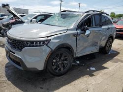 Salvage cars for sale at Chicago Heights, IL auction: 2023 KIA Sorento S