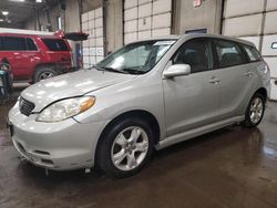 Salvage cars for sale from Copart Blaine, MN: 2003 Toyota Corolla Matrix XRS