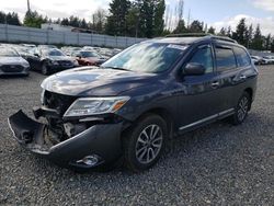 Salvage cars for sale at Graham, WA auction: 2014 Nissan Pathfinder S
