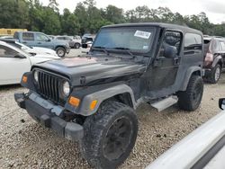 Salvage cars for sale from Copart Houston, TX: 2004 Jeep Wrangler / TJ Sport