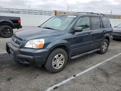 Salvage cars for sale from Copart Van Nuys, CA: 2004 Honda Pilot EXL