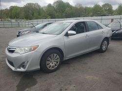 Salvage cars for sale at Assonet, MA auction: 2012 Toyota Camry Base