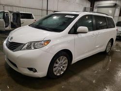 Salvage cars for sale from Copart Avon, MN: 2012 Toyota Sienna XLE