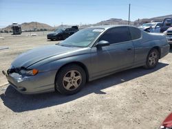 Salvage cars for sale at North Las Vegas, NV auction: 2005 Chevrolet Monte Carlo LS