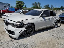 Salvage cars for sale from Copart Opa Locka, FL: 2016 BMW 320 I