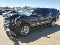 Salvage cars for sale at Fresno, CA auction: 2016 Cadillac Escalade ESV Platinum