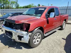 Salvage cars for sale from Copart Spartanburg, SC: 2004 Nissan Titan XE