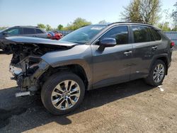 Salvage cars for sale at London, ON auction: 2021 Toyota Rav4 Limited