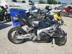 Salvage cars for sale from Copart Haslet, TX: 2006 Honda CBR1000 RR