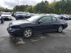 Salvage cars for sale at Exeter, RI auction: 2006 Chevrolet Monte Carlo LT