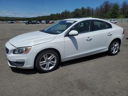 Salvage cars for sale at Brookhaven, NY auction: 2015 Volvo S60 PREMIER+