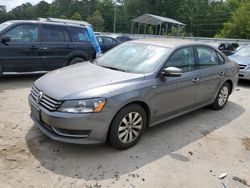 Vehiculos salvage en venta de Copart Savannah, GA: 2015 Volkswagen Passat S