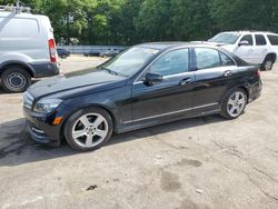 Mercedes-Benz c-Class salvage cars for sale: 2011 Mercedes-Benz C300