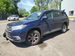 Salvage cars for sale at Portland, OR auction: 2012 Toyota Highlander Base