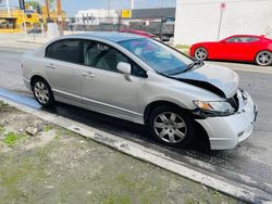 Salvage cars for sale at Sun Valley, CA auction: 2010 Honda Civic LX