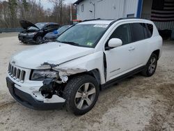 Salvage cars for sale from Copart Candia, NH: 2017 Jeep Compass Latitude