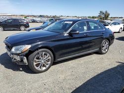 Salvage cars for sale at Antelope, CA auction: 2016 Mercedes-Benz C300