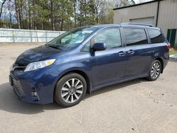 Salvage cars for sale from Copart Ham Lake, MN: 2018 Toyota Sienna XLE
