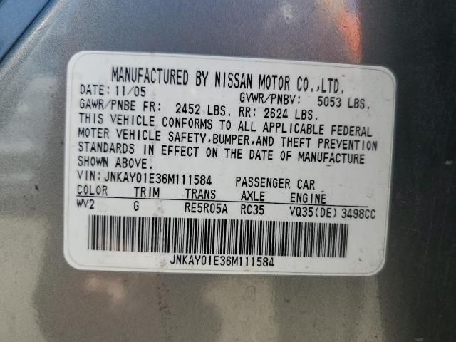 2006 Infiniti M35 Base