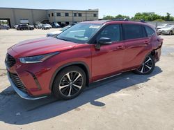 Salvage cars for sale from Copart Wilmer, TX: 2022 Toyota Highlander XSE