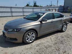 Chevrolet Impala salvage cars for sale: 2017 Chevrolet Impala LT