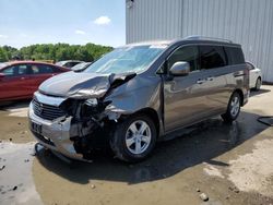 Salvage cars for sale at Windsor, NJ auction: 2017 Nissan Quest S