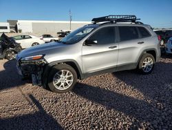 Salvage cars for sale at Phoenix, AZ auction: 2017 Jeep Cherokee Sport
