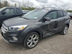 Salvage cars for sale from Copart Leroy, NY: 2019 Ford Escape Titanium