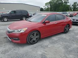 Salvage cars for sale at Gastonia, NC auction: 2016 Honda Accord Sport