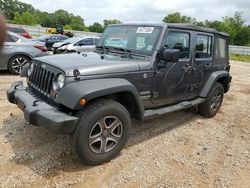 Jeep Wrangler Unlimited Sport salvage cars for sale: 2016 Jeep Wrangler Unlimited Sport