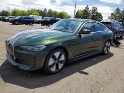 Salvage cars for sale at Denver, CO auction: 2024 BMW I4 Xdrive 40