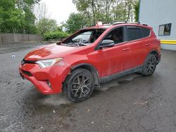 Salvage cars for sale at Portland, OR auction: 2016 Toyota Rav4 SE