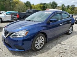 Salvage cars for sale at Mendon, MA auction: 2019 Nissan Sentra S