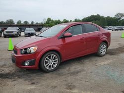 Chevrolet salvage cars for sale: 2016 Chevrolet Sonic LT