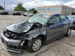 Volkswagen salvage cars for sale: 2016 Volkswagen Jetta S