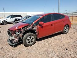 Salvage cars for sale at auction: 2012 Toyota Prius