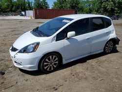 Salvage cars for sale at Baltimore, MD auction: 2013 Honda FIT Sport