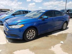 Salvage cars for sale at Grand Prairie, TX auction: 2018 Ford Fusion S